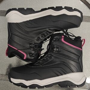 New  Khombu Riley Women's Lace-up Hiking Boot Cushioned Black